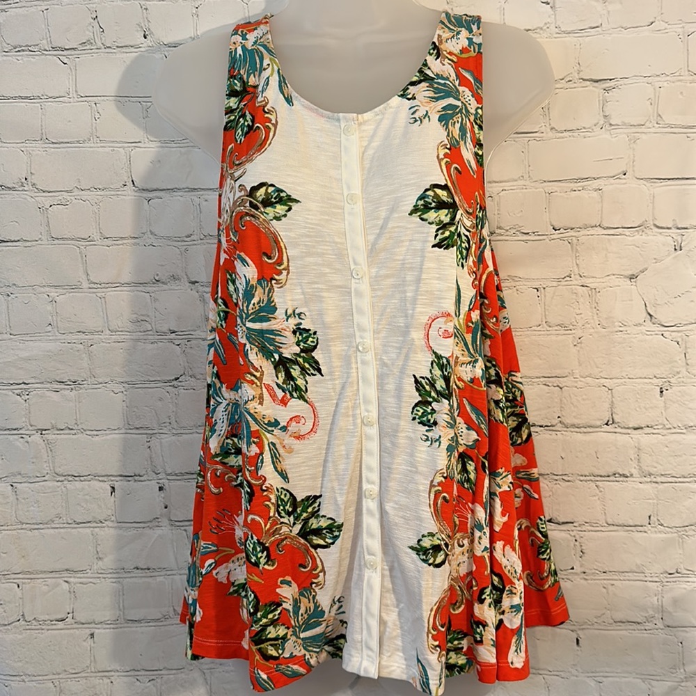 Anthropology sleeveless swing top